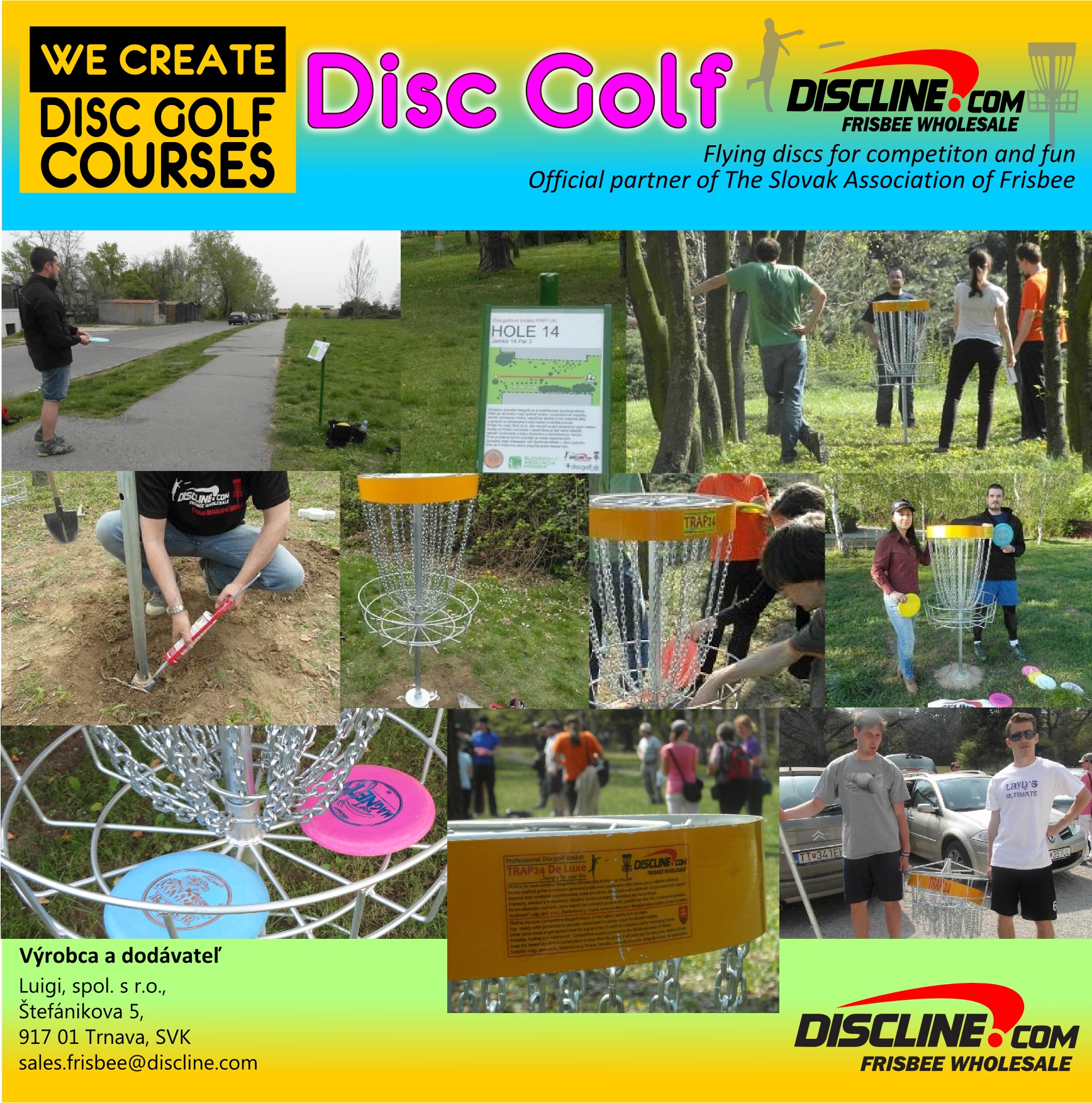 Discgolf course