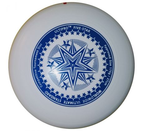 Yikun UltiPro-FiveStar White Ultimate frisbee disc