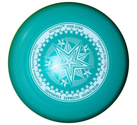 Yikun UltiPro-FiveStar Turquoise Ultimate frisbee disc