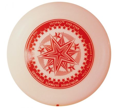 Yikun UltiPro-FiveStar NiteGlo phosphorus Ultimate frisbee disc