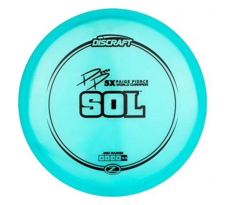 SOL Z Line - Mid Range Disc Understable - Paige Pierce Signature Series - 160-166 grams Discraft Disc Golf Disc